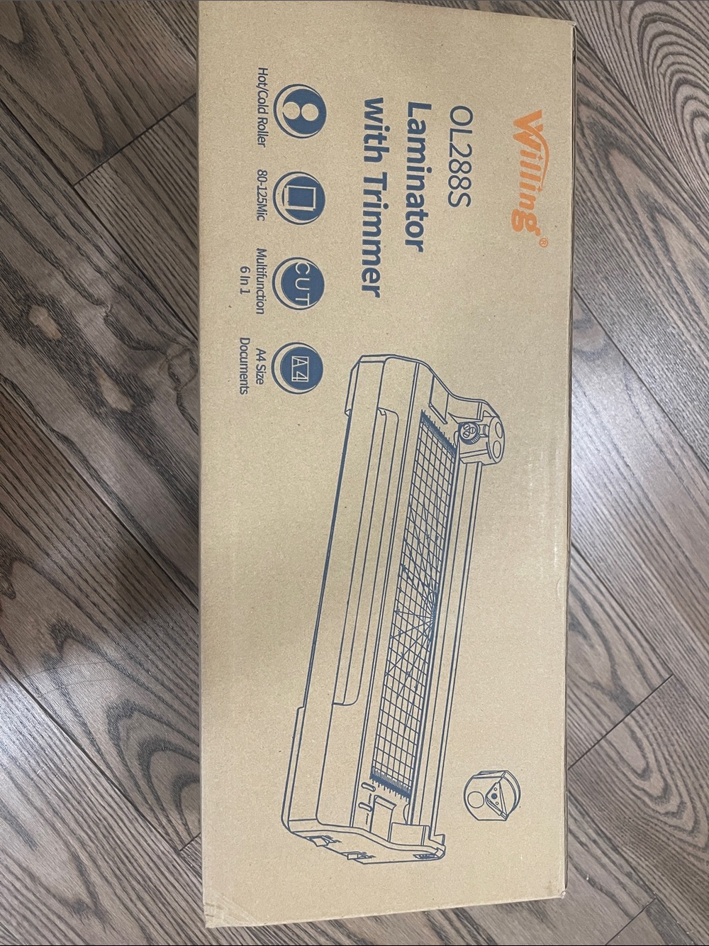 OL288S Laminator with Trimmer - black
